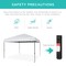 Best Choice Products 10x10ft Easy Setup Pop Up Canopy w/ 1-Button Setup, Wheeled Case, 4 Weight Bags